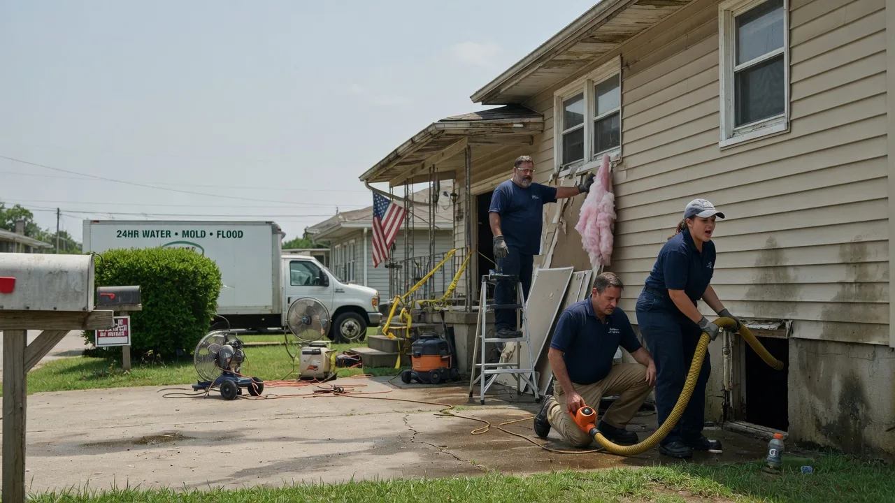 Water Damage Repair in Wakarusa, KS near me